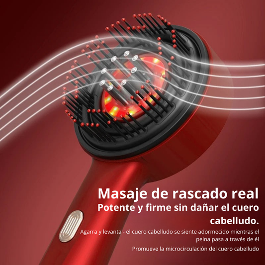 Peine Masajeador Anticaída LED