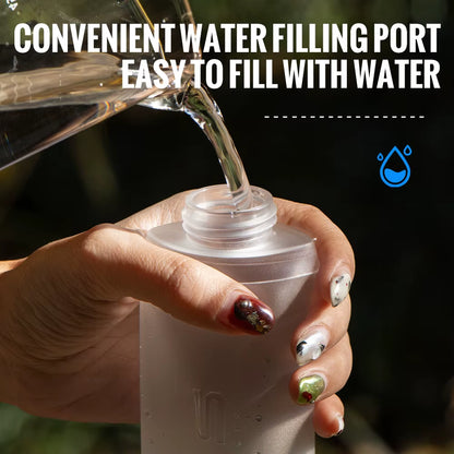 Folding Collapsible Water Bottle Running Water Bottle Soft Flask TPU Bpa-Free Camping Hiking Travel Folding Water Bottle